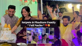 Satpute amp Phadtare Family “ Full Nacho “ ♥️😍  Mitesh amp Ankita टीळा Vlog  aditya satpute vlogs [upl. by Aglo]