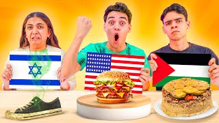 تحدي الاكل من كل بلدان العالم 😱🍔 نهاية قوية 🔥 [upl. by Nathalia334]