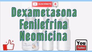 Dexametasona Fenilefrina y Neomicina atomizador nasal  Para que sirve Dosis y más  Todo Medicame [upl. by Lavelle647]