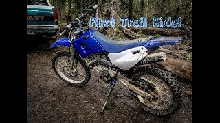 First time Trail Riding 06 Yamaha TTR125LE [upl. by Ahsiel]