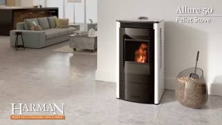 Harman® Allure50 Pellet Stove Video [upl. by Wampler52]