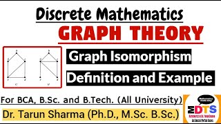 GraphIsomorphism  TheoryofGraph  discretemath discretemathematics [upl. by Conrad319]