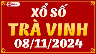 Xổ số Trà Vinh ngày 8 tháng 11  XSTV  SXTV  XSTVINH  Kết quả xổ số kiến thiết Trà Vinh hôm nay [upl. by Nelleoj]