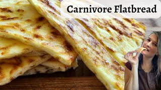 Carnivore AND Keto Flatbread  make it with only 3 INGREDIENTS [upl. by Eerok]