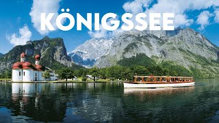 königssee  The most beautiful lake of Germany  4K Walking  Bavaria [upl. by Joselow606]