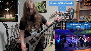 GuitarOfTheMonth  2022 Gibson Dave Mustaine Flying V Metallic Silver [upl. by Yelruc]