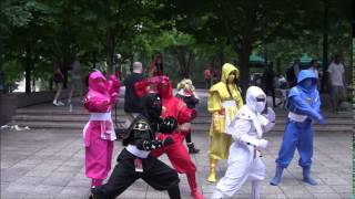 Ninjetti Power Rangers at Dragon Con 2015 [upl. by Oker]