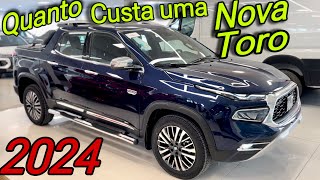 NOVA FIAT TORO 2024  Veja o PREÃ‡O de uma TORO RANCH 0 KM [upl. by Nyleuqaj132]