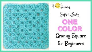 Super Easy Granny Square for Beginners  The Secret Yarnery [upl. by Hteazile]