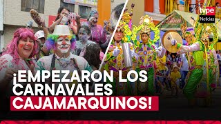 ¡Es oficial Empezaron los carnavales de Cajamarca 2024 [upl. by Petuu]