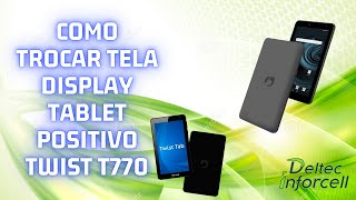 Troca do Display Tablet Positivo Twist T770 [upl. by Cahan]