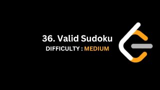 Valid Sudoku  LeetCode 36  Tamil [upl. by Yelhs]