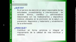 Introducción al Servicio Farmacéutico [upl. by Chilson]