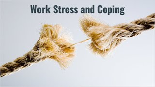 Work Stress and Coping [upl. by Namilus57]