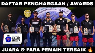 Daftar Penghargaan AVC Mens Club Championship 2024  Juara amp Pemain Terbaik AVC 2024 [upl. by Idak]