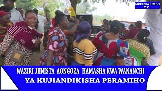 WAZIRI JENISTA AONGOZA HAMASA ZA KUJIANDIKISHA KATA KWA KATA JIMBO LA PERAMIHO HALMASHAURI YA SONGEA [upl. by Demmy719]