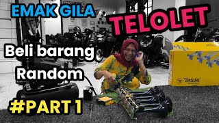 EMAK GILA BELI BARANG RANDOM emak basuri [upl. by Anirtac]