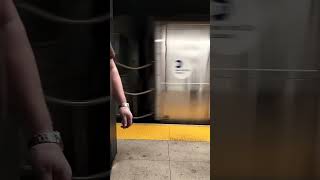 NYC MTA C Line Subway at Fulton St Station [upl. by Clyte]