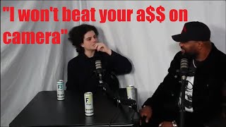 UFC Rampage Jackson  quotI wont beat your a on cameraquot Matan Even Podcast [upl. by Akinuahs106]