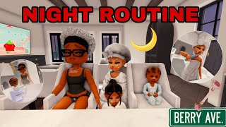 Night Before School Routine TEEN SKIN CARE ROUTINE  Berry Ave Roleplay roblox roleplay berry [upl. by Eelanaj13]