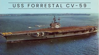 USS Forrestal CV59 Aircraft Carrier [upl. by Amelie]