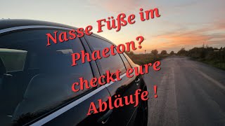 Ablaufschlauch rausgefallen 😵‍💫 Katastrophe wie alles an dem Auto 🤣 Phaeton W12 Projekt [upl. by Harvey]