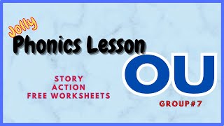 Phonics Lesson Ou Ou words Ou Phonics Phonogram Ou [upl. by Ainel]