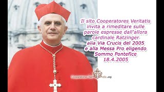 Quando Ratzinger denunciò la sporcizia e lapostasia nella Chiesa [upl. by Yeltnarb]