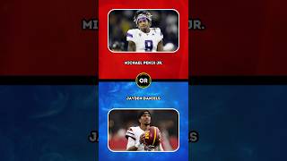 MIchael Penix Jr or Jayden Daniels shorts wouldyourather nfl [upl. by Mencher]