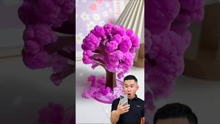 Amazing way to make flower tree Bangla shorts [upl. by Esiled]