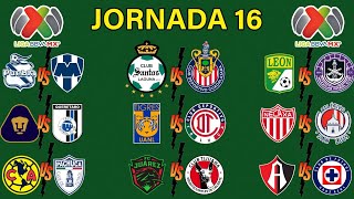 JORNADA 16 LIGA MX APERTURA 2024 [upl. by Anu]