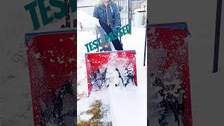 Testing PowerSmart SNOWBLOWER shorts smart snow [upl. by Laurene775]