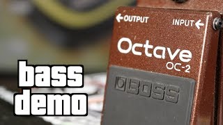 Boss OC2 Octave Bass Demo [upl. by Eynenihc]