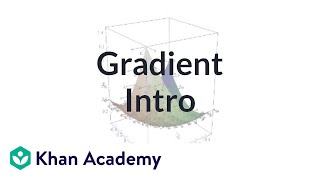 Gradient 1  Partial derivatives gradient divergence curl  Multivariable Calculus  Khan Academy [upl. by Goldenberg453]