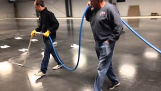 Making Curling Ice in Denver 2  first flood [upl. by Misab]