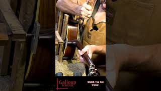 Expert luthier Bryan Galloup removes a vintage guitars neck [upl. by Tiffi]