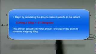 Nursing Drug Dosage  Objective 4  parenteral dose [upl. by Grace729]