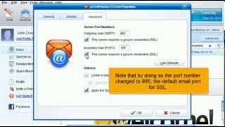 Configuring a POP email account with SSL in IncrediMail [upl. by Orpha]