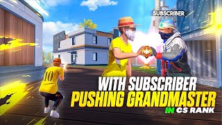 RANK PUSH WITH PRO SUBSCRIBERS freefire vijoylive fflive [upl. by Jamel]