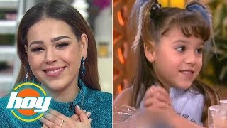 Danna Paola se puso nostálgica al recordar cuando fue parte de HOY [upl. by Aneres177]