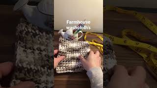 Beautiful Farmhouse washcloth pattern My go to stitch for quick washcloths or dishclothsforyou [upl. by Aekim]