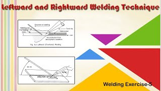 Leftward and rightward welding techniques [upl. by Eeryt656]