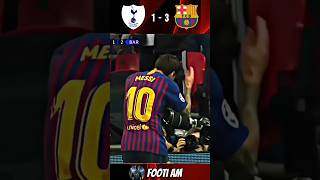 Barcelona vs Tottenham UCL 2019🔥 messi barcelona ucl football tottenham youtubeshorts [upl. by Dombrowski426]