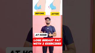 TRY THIS EXERCISE TO LOSE BREAST FAT fatloss workout exercise homeworkout youtubeshorts video [upl. by Ahtinak919]