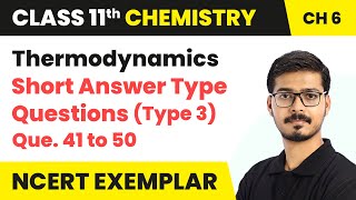 Thermodynamics  Short Answer Questions Type 3  Class 11 Chemistry Chapter 6 NCERT Exemplar [upl. by Anton]