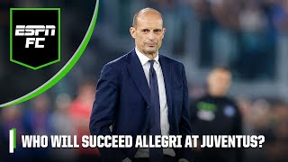 Who will be the next manager at Juventus Allegri confirms hes leaving the club  ESPN FC [upl. by Lamee]