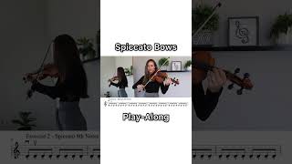 Bouncing bows🎻 spiccato bowing violin [upl. by Larkins]