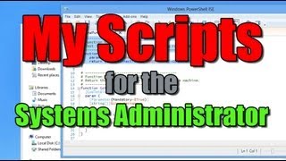 My PowerShell Scripts  Systems Administration powershell script sysadmin [upl. by Hesler]