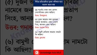 Secrets of Assamese GK Questions Revealed assamesegk gk [upl. by Erdnaxela848]