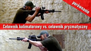 20 Celownik pryzmatyczny vs kolimator Vector Optics Calypos 3x vs Maverick gen IV [upl. by Cormac286]